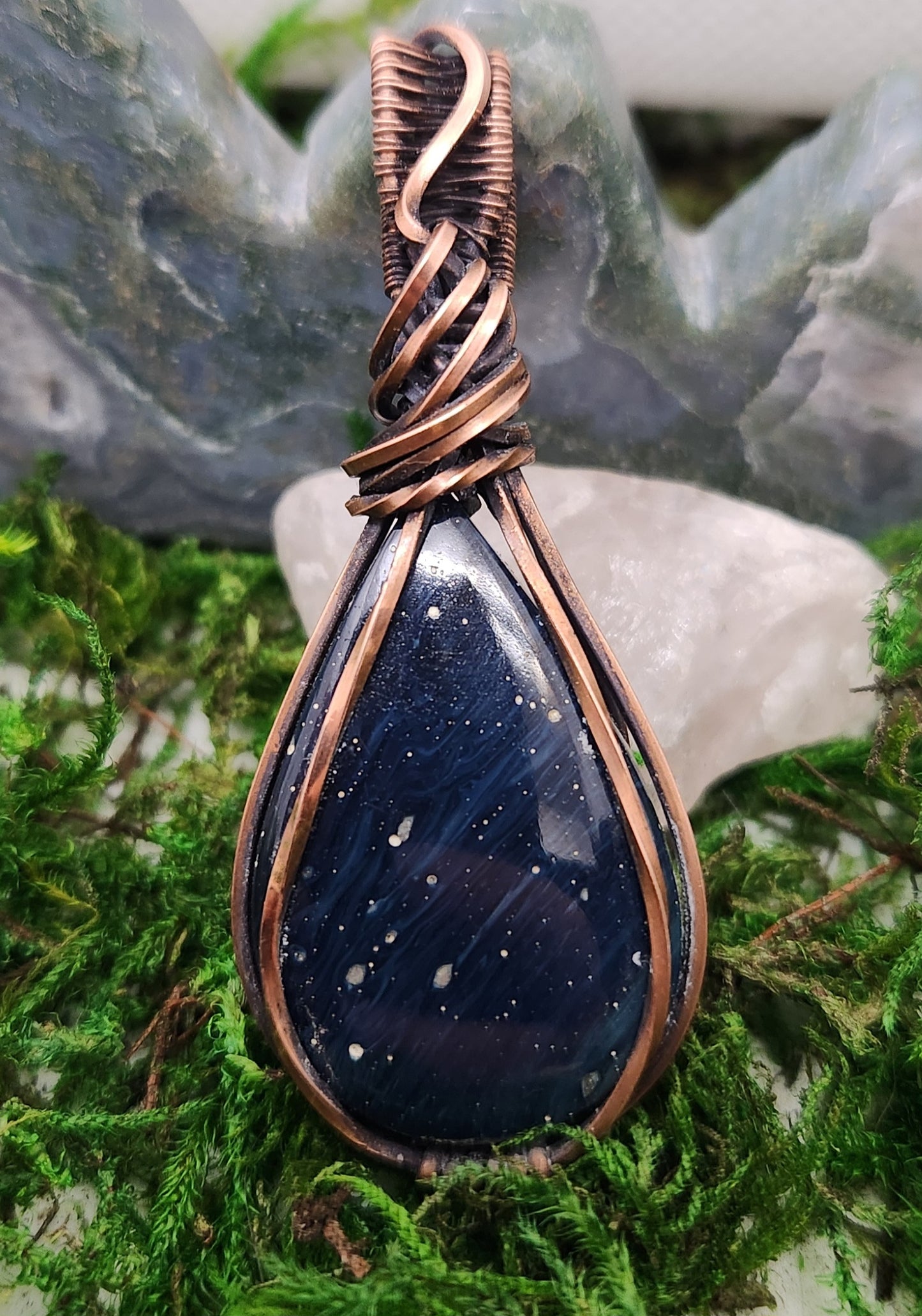 Leland blue glass