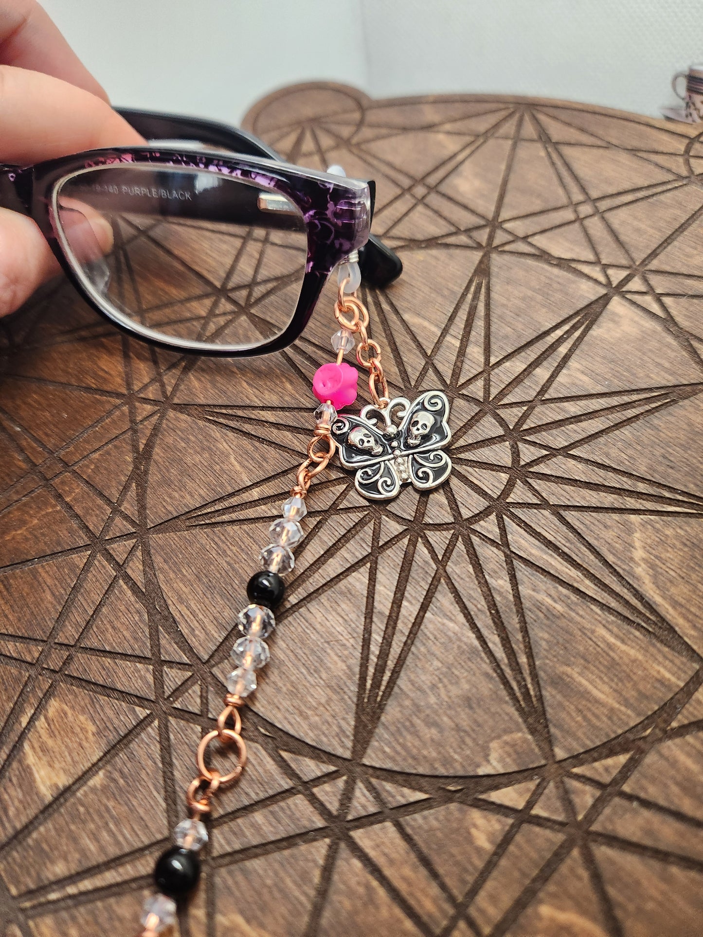 Eyeglass chain moth