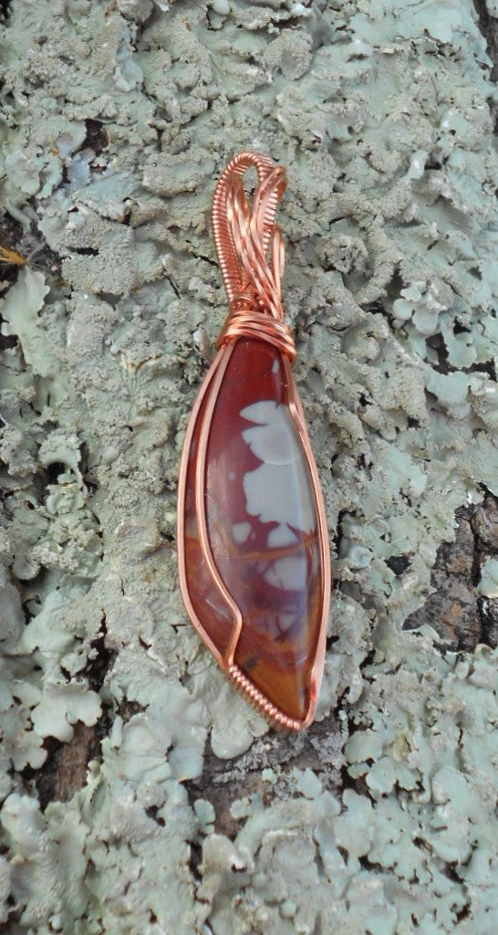 Simply wrapped Noreena Jasper Pendant