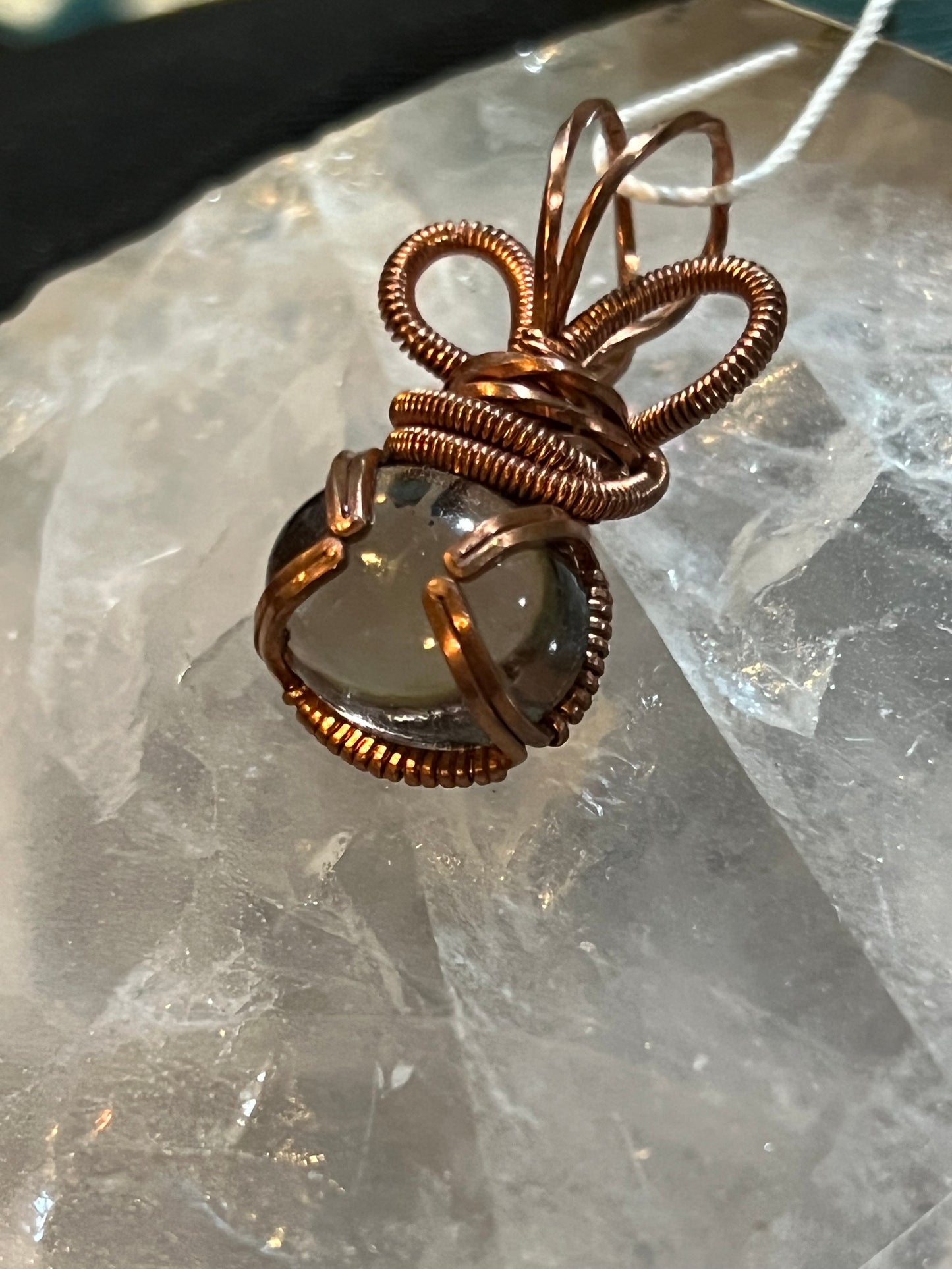 Tiny Smokey Quartz Pendant