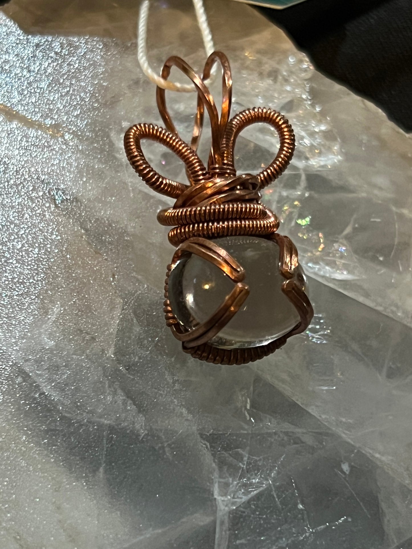 Tiny Smokey Quartz Pendant