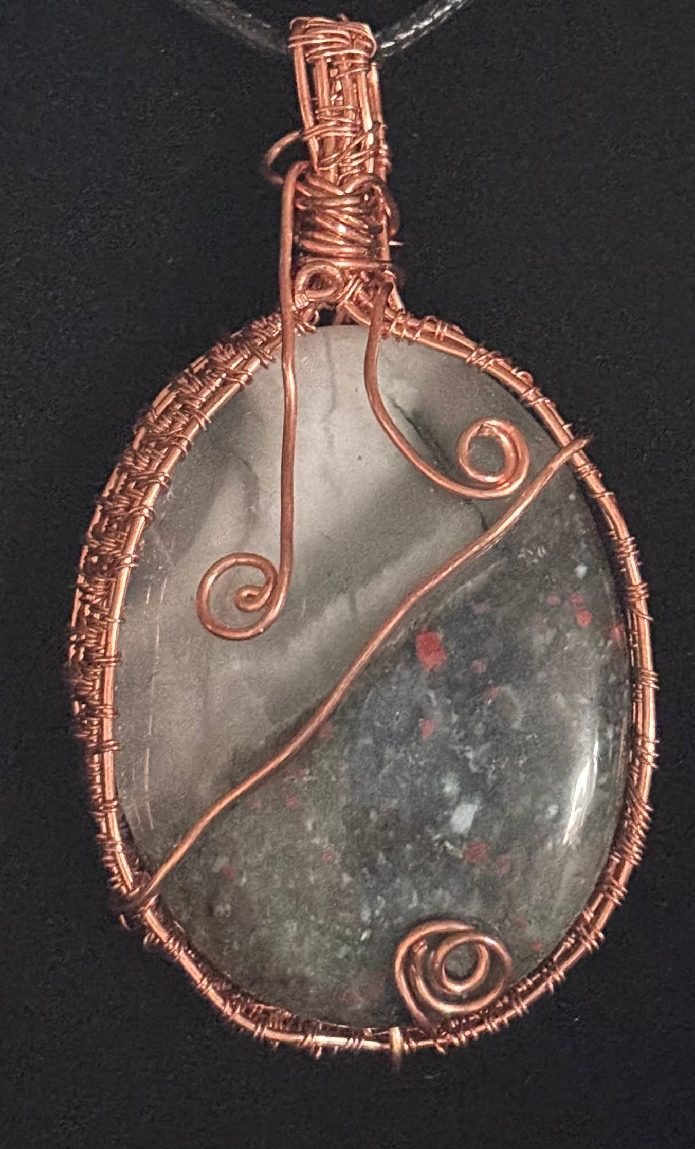 Bloodstone pendant