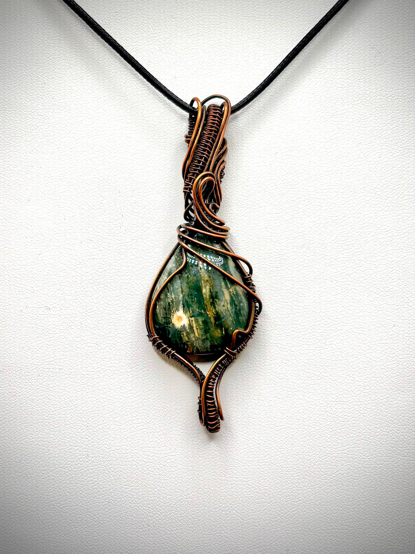 Ocean Jasper and Copper Pendant