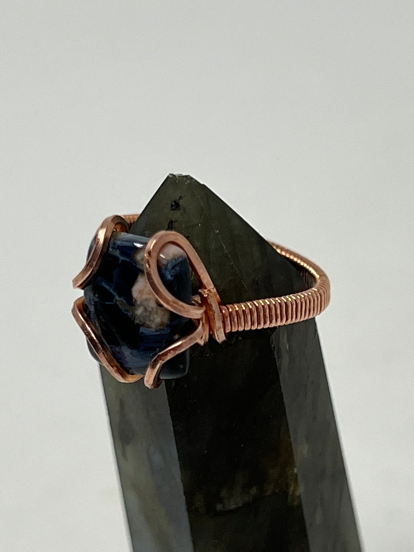 Pietersite in Copper Ring