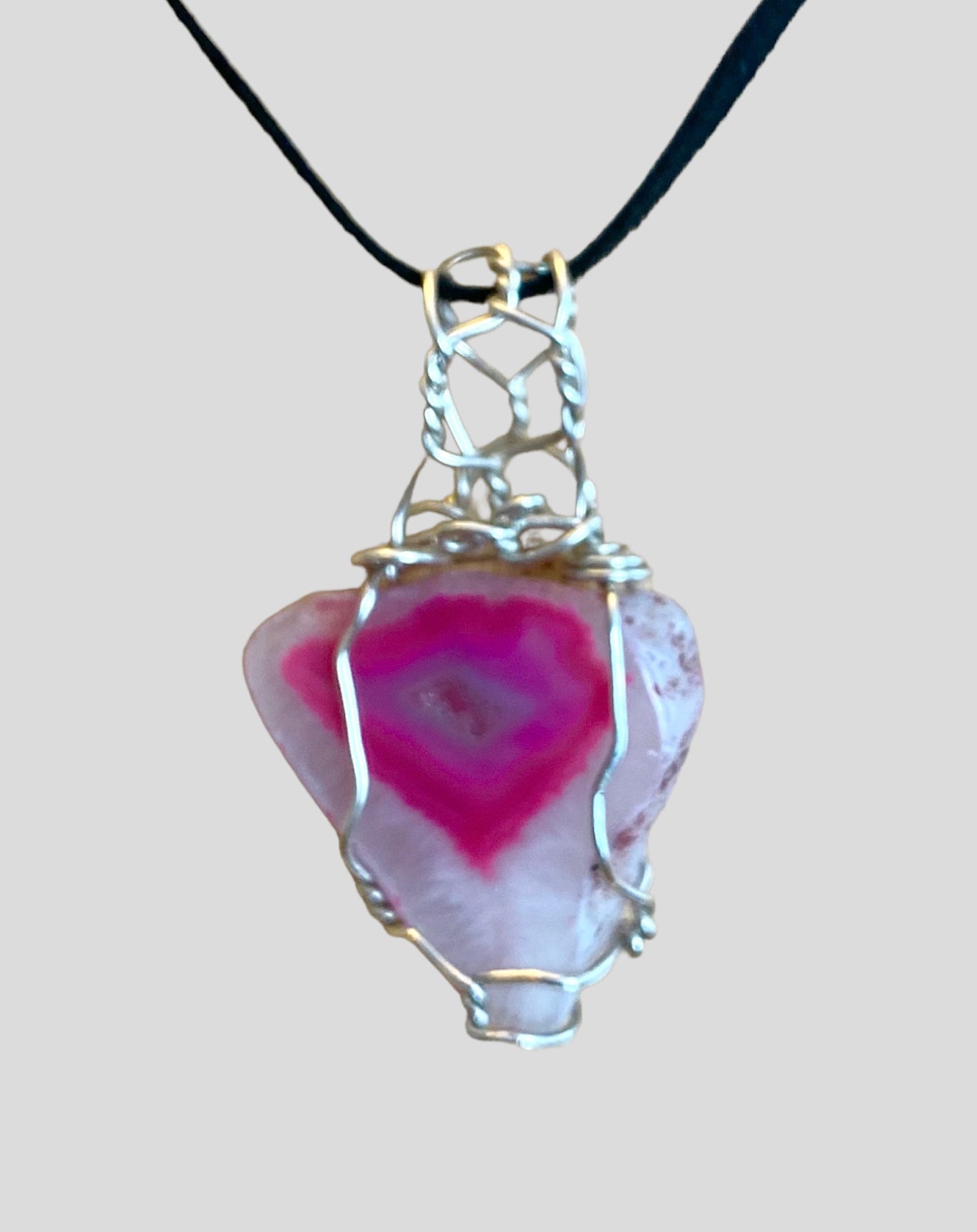 Pink Onyx Pendant