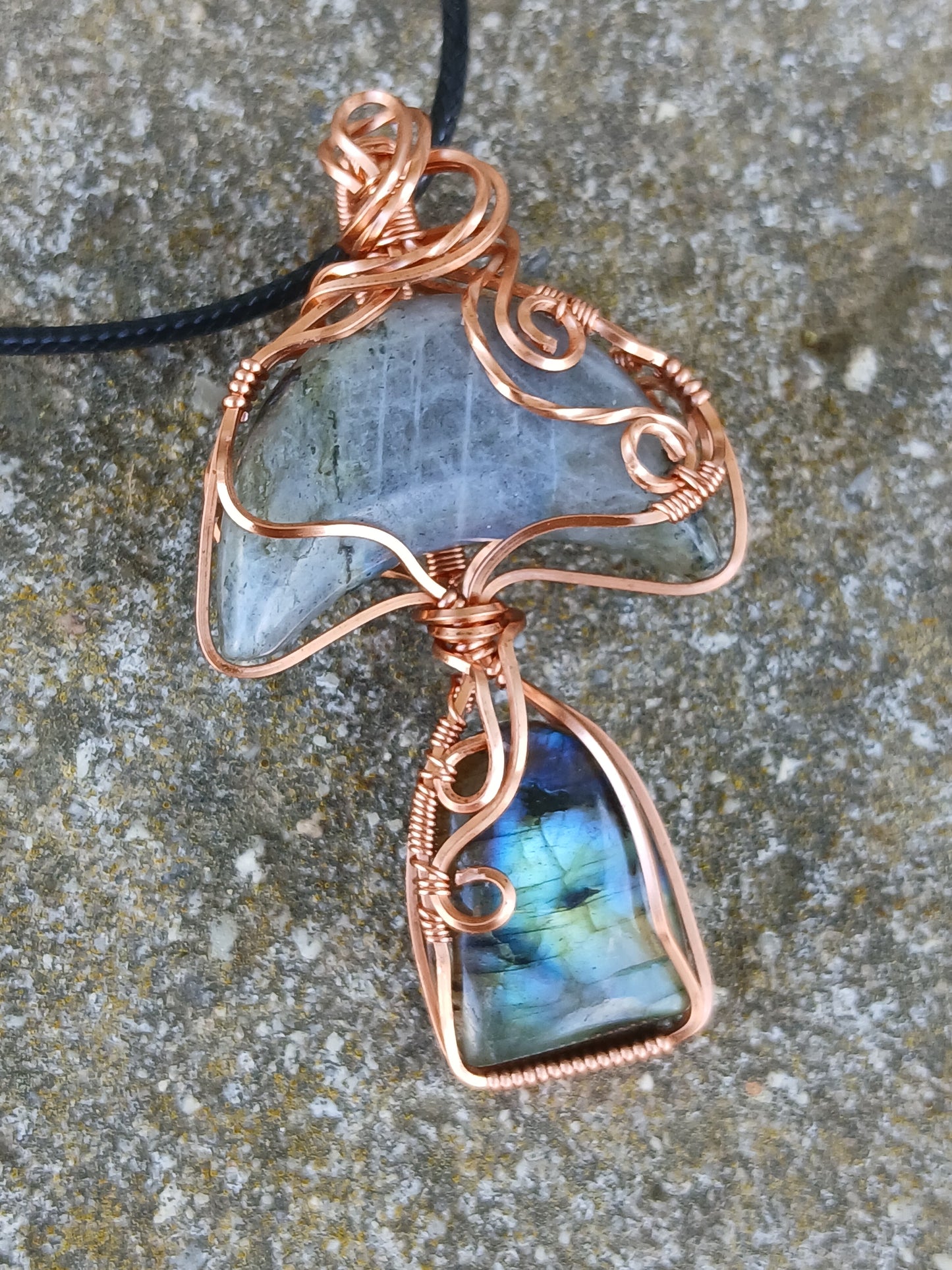 Labradorite Mushy Pendant