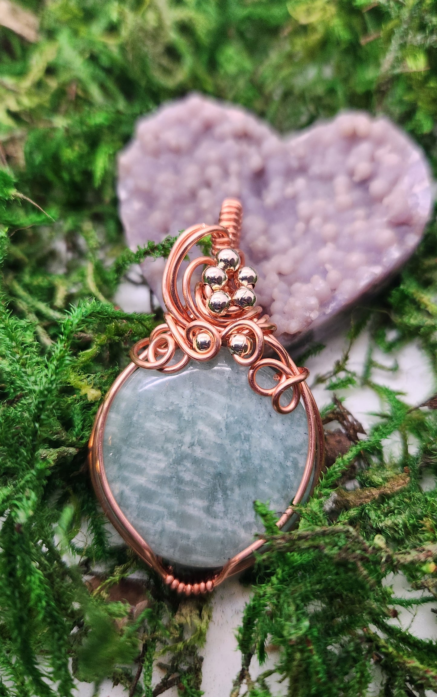 Amazonite pendant