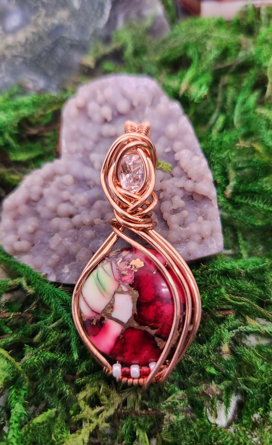 Holly berry pendant