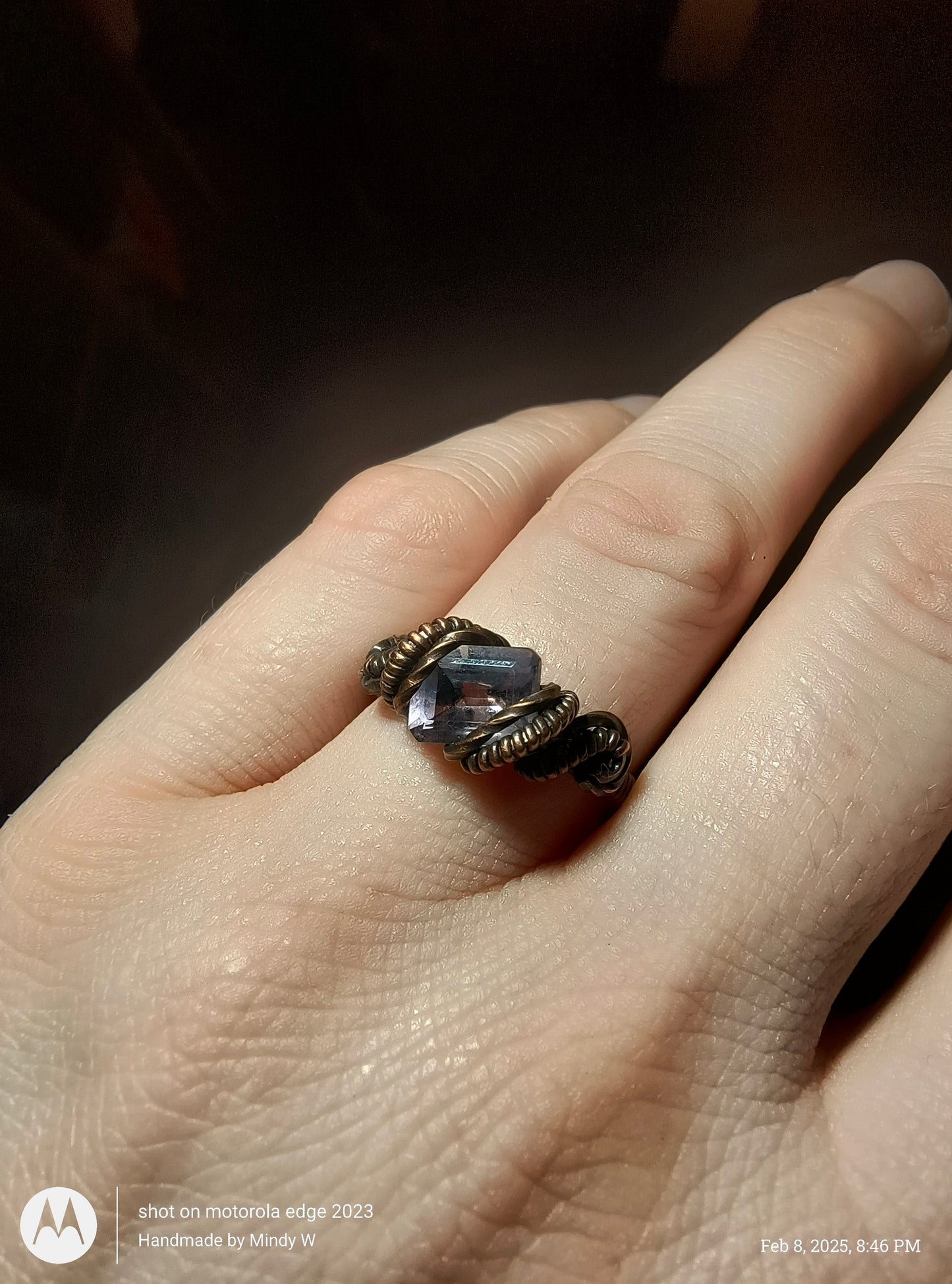 Amethyst Wire Wrap Ring