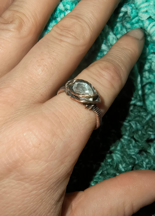 Herkimer Diamond Ring