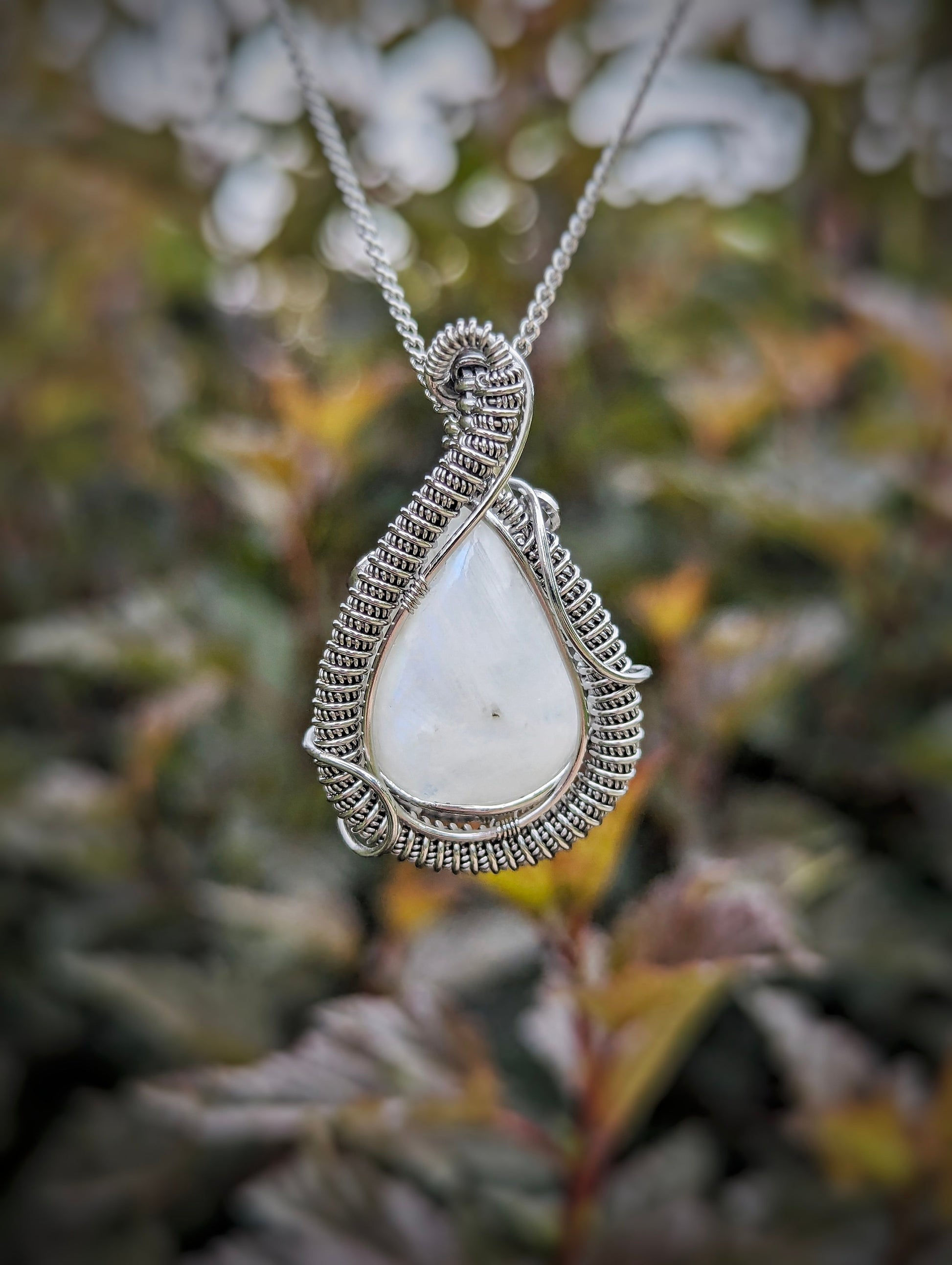 Simple Moonstone Pendant