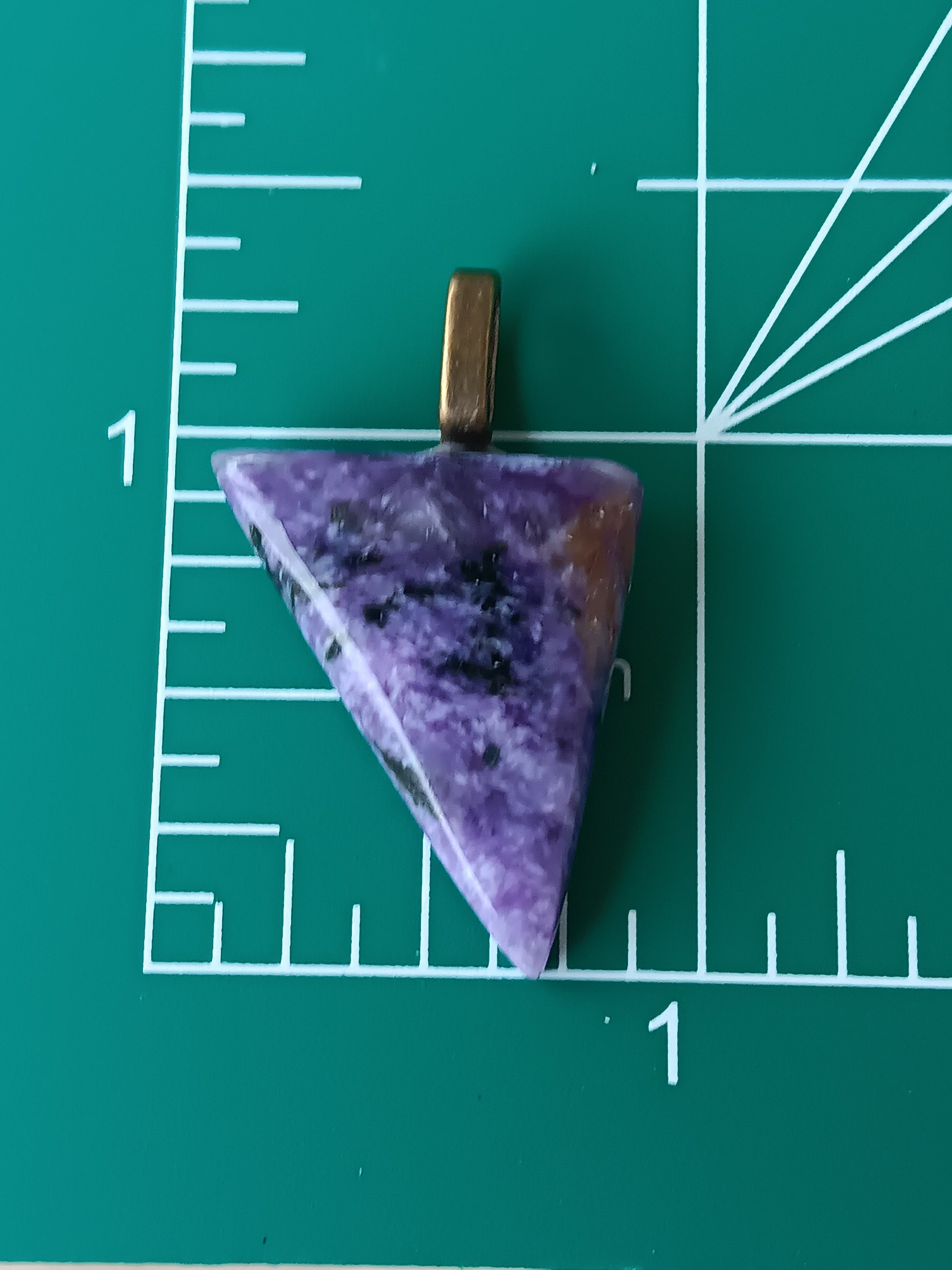 Charoite Simple Bail Pendant