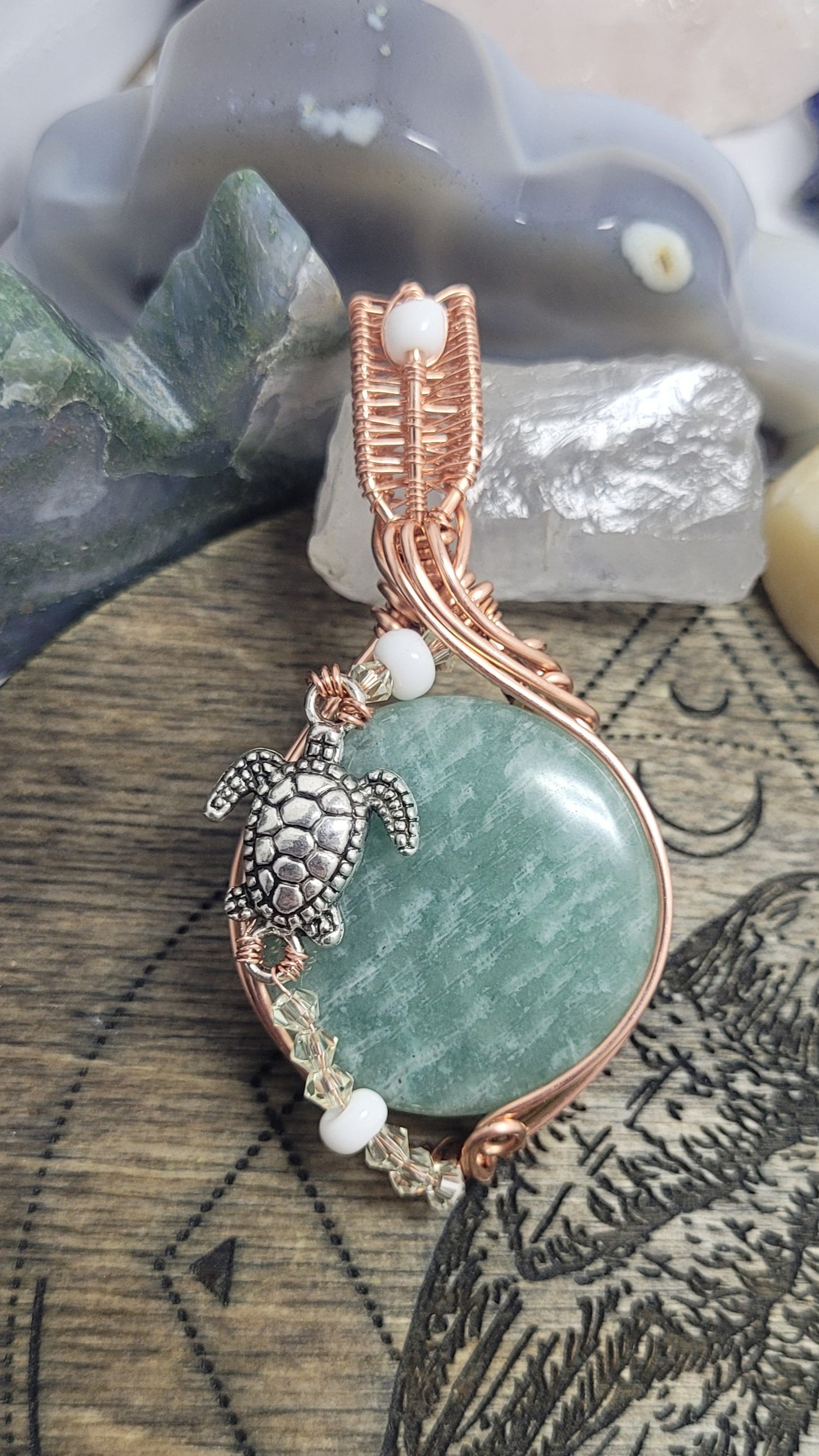 Amazonite pendant