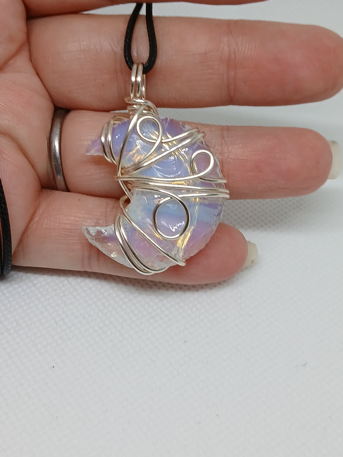 Twisted Celestials Wire Pendants