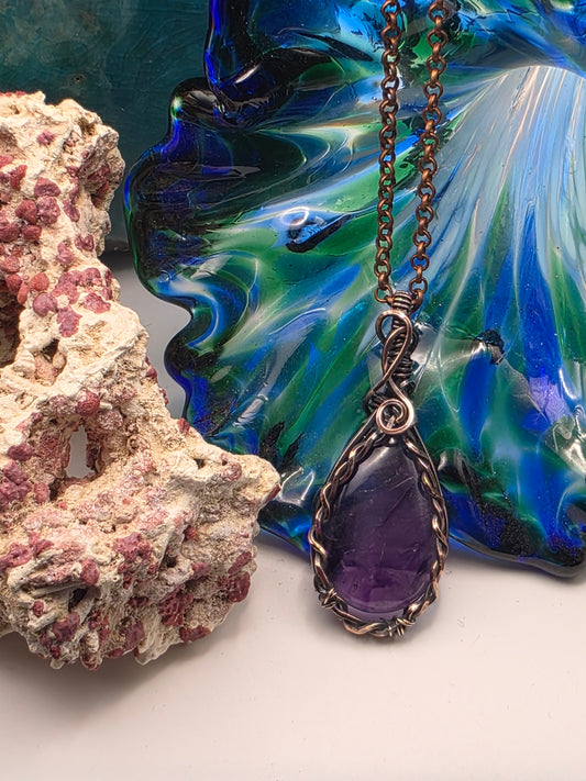 Amethyst, Trapiche Amethyst, Amethyst Pendant, Amethyst Jewelry