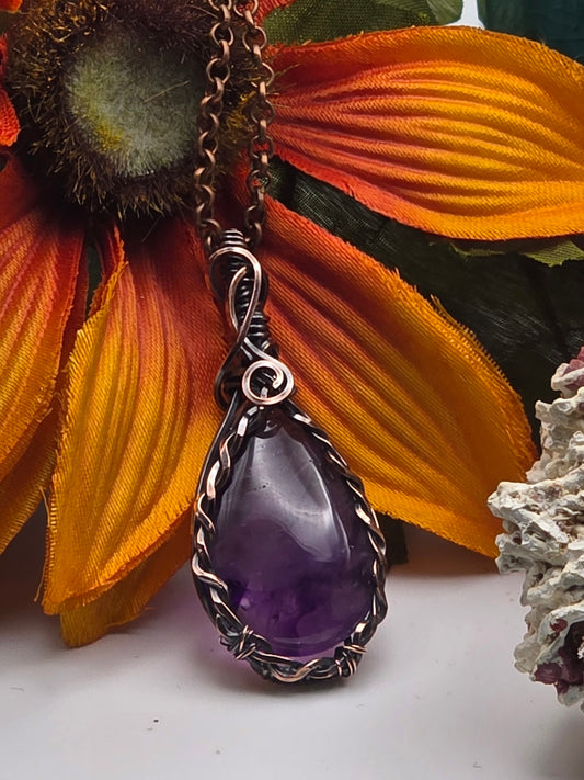 Amethyst, Trapiche Amethyst, Amethyst Pendant, Amethyst Jewelry