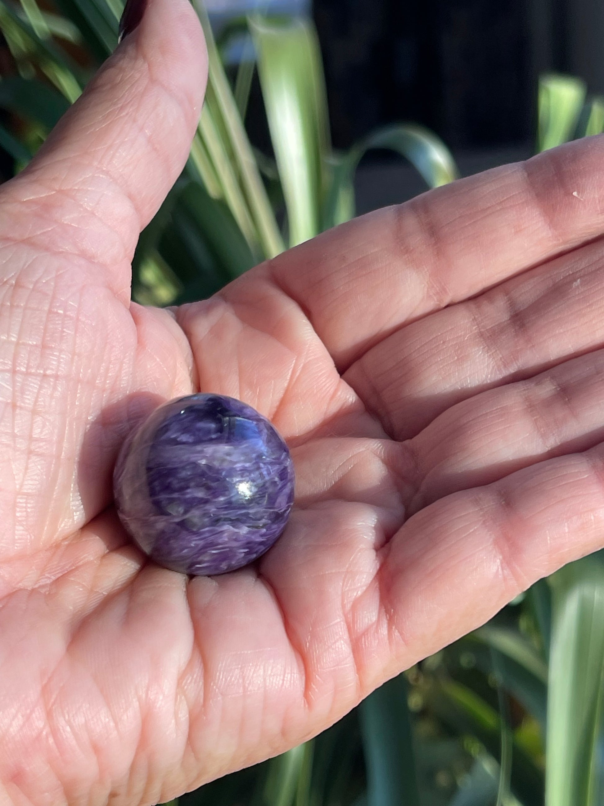 *DESTASH ALERT* Three beautiful mini spheres. Rose Quartz, Charorite, and Aquamarine.