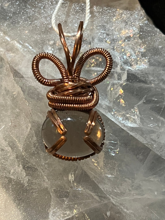 Tiny Smokey Quartz Pendant