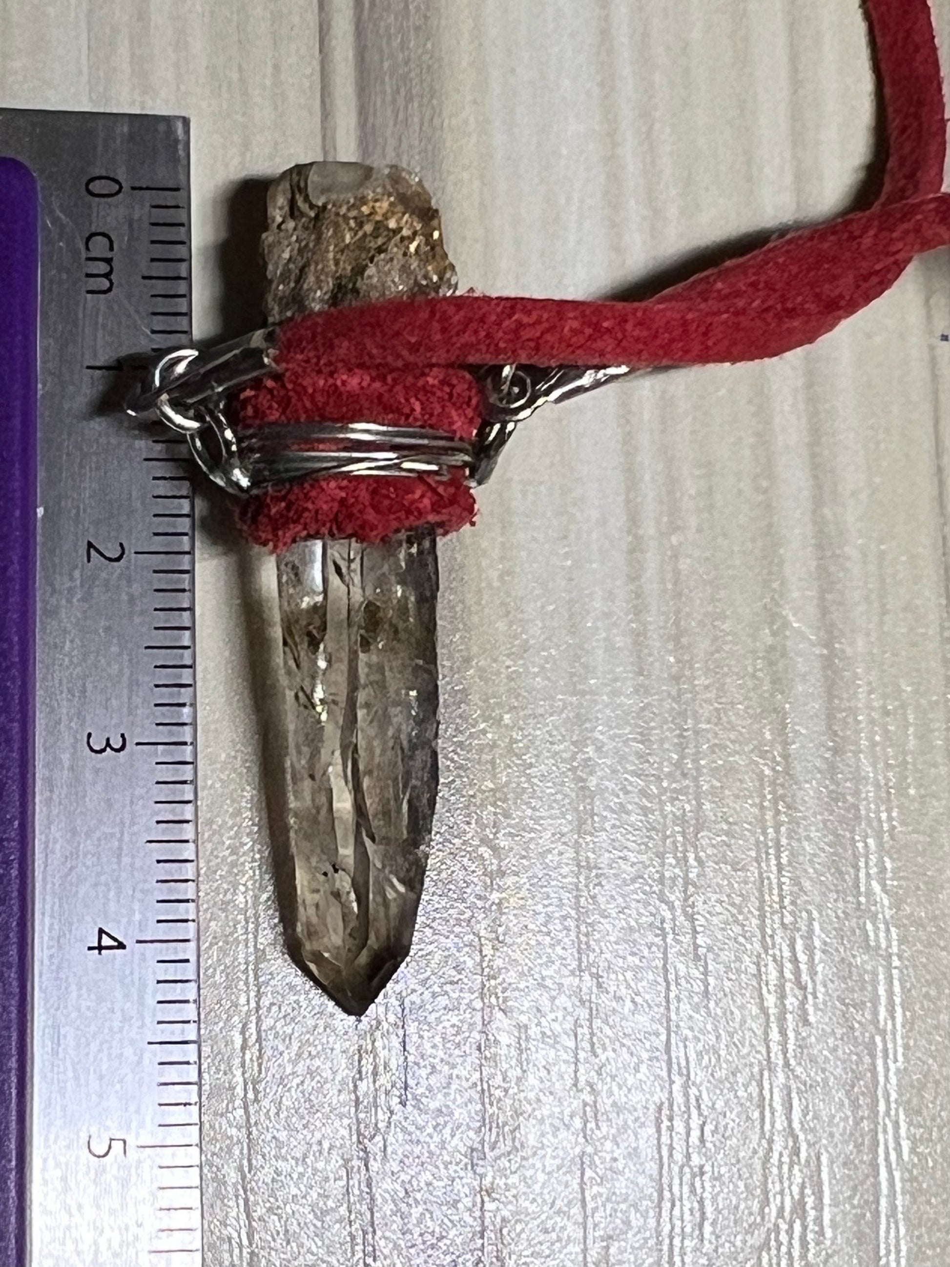 Raw Malawian Quartz Point Necklace