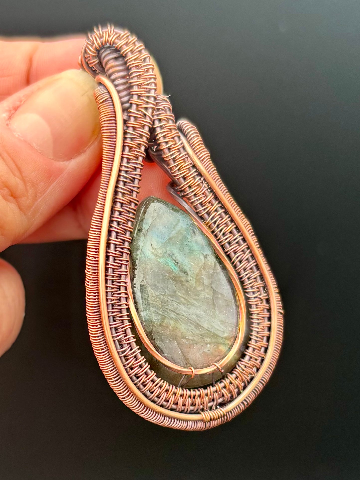 Purple Labradorite Pendant