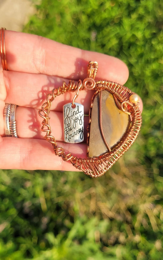 Cherry creek Jasper pendant