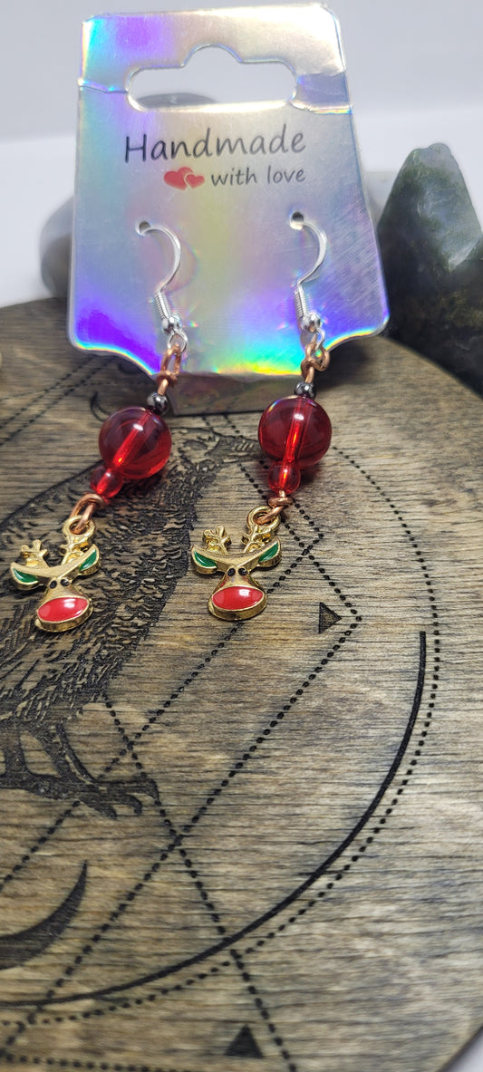 Reindeer earrings