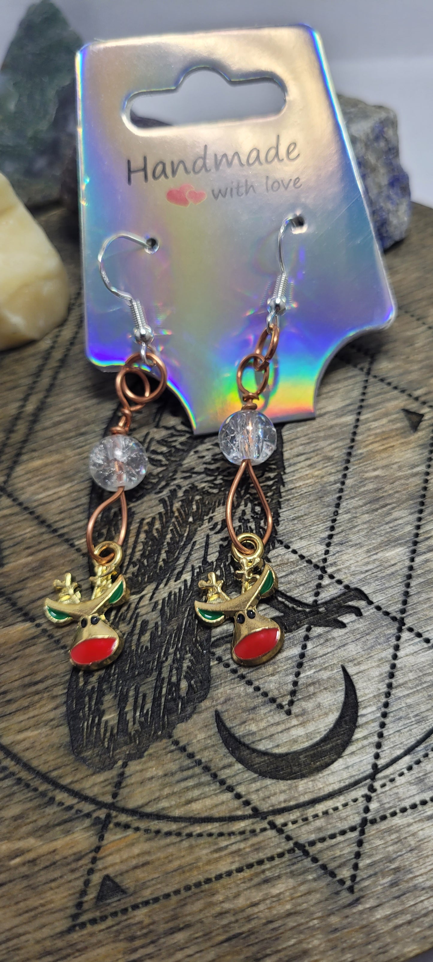 Reindeer earrings