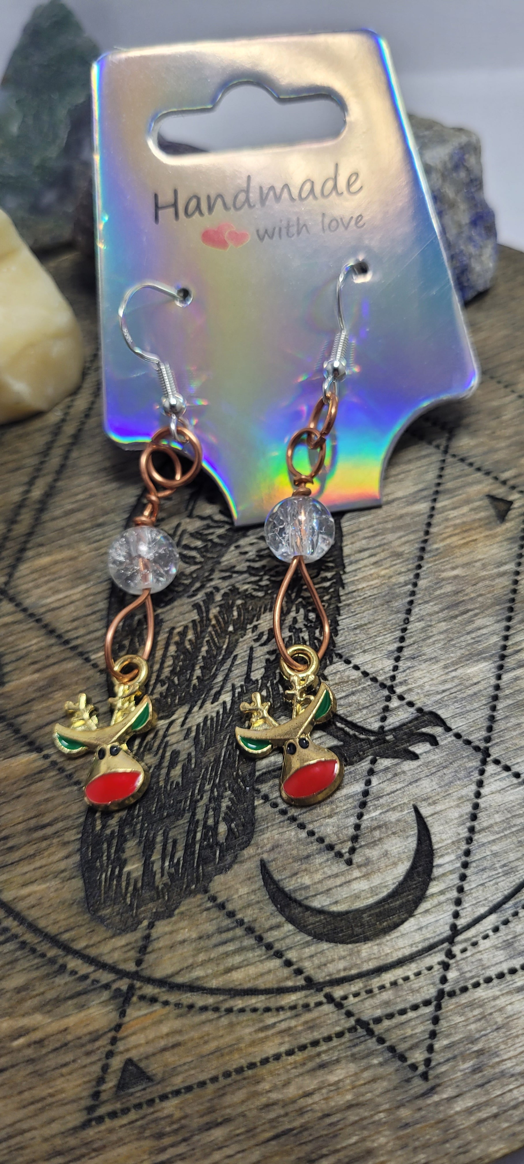 Reindeer earrings