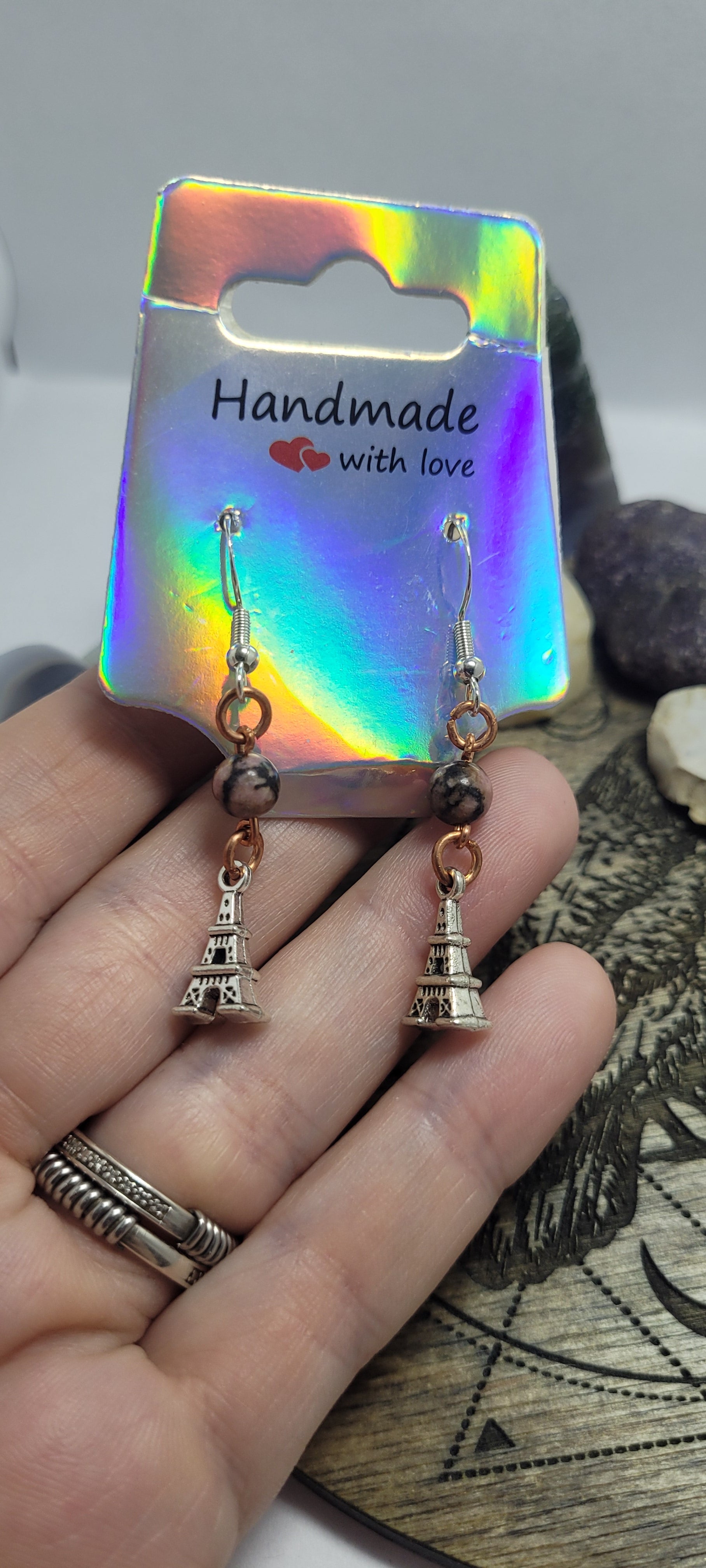 Eiffel tower earrings