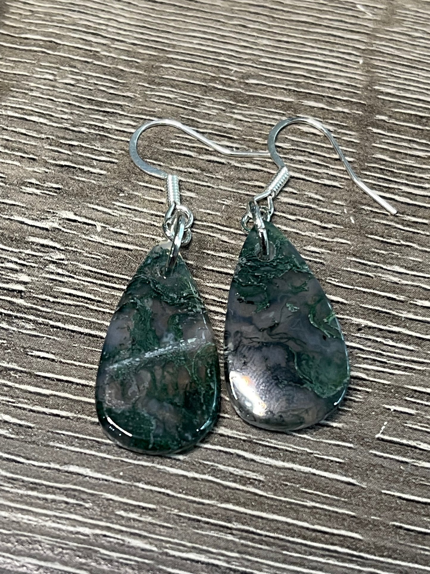 Moss Agate Earrings