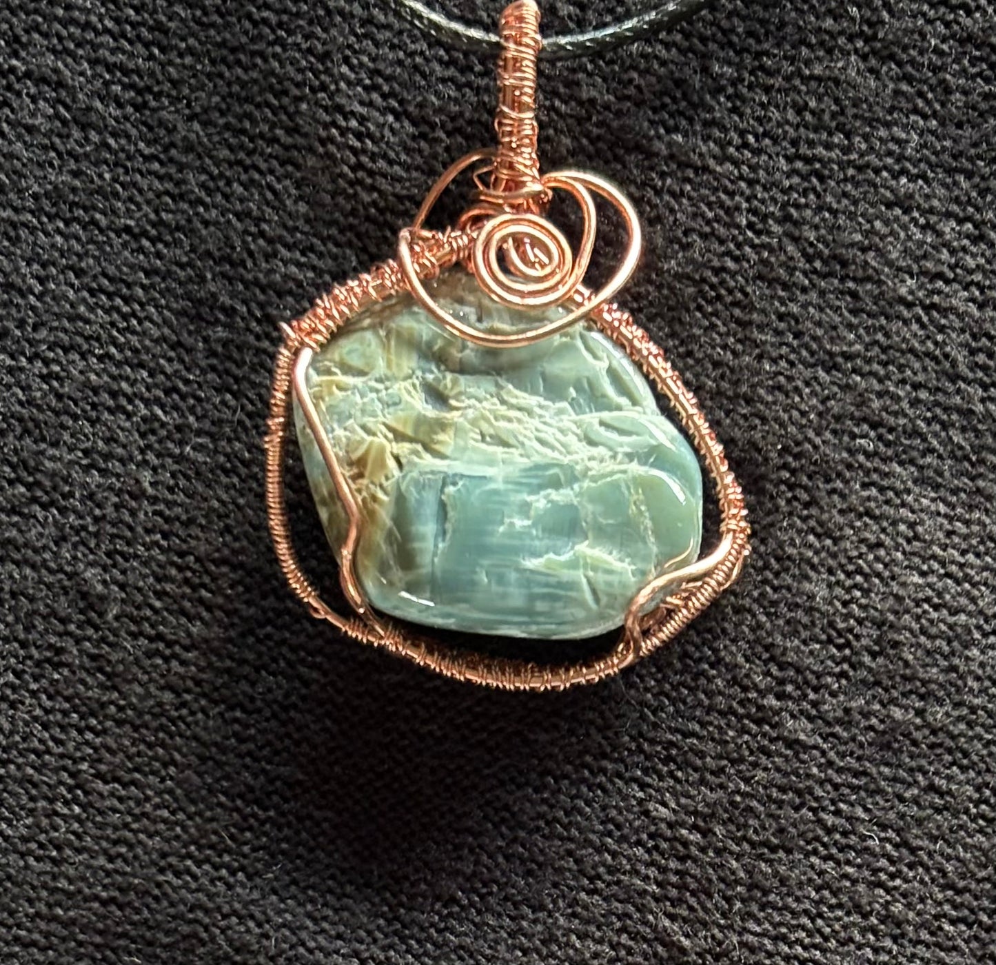 Light greens stone pendant