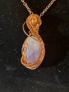 Amethyst and Raw Copper Weave