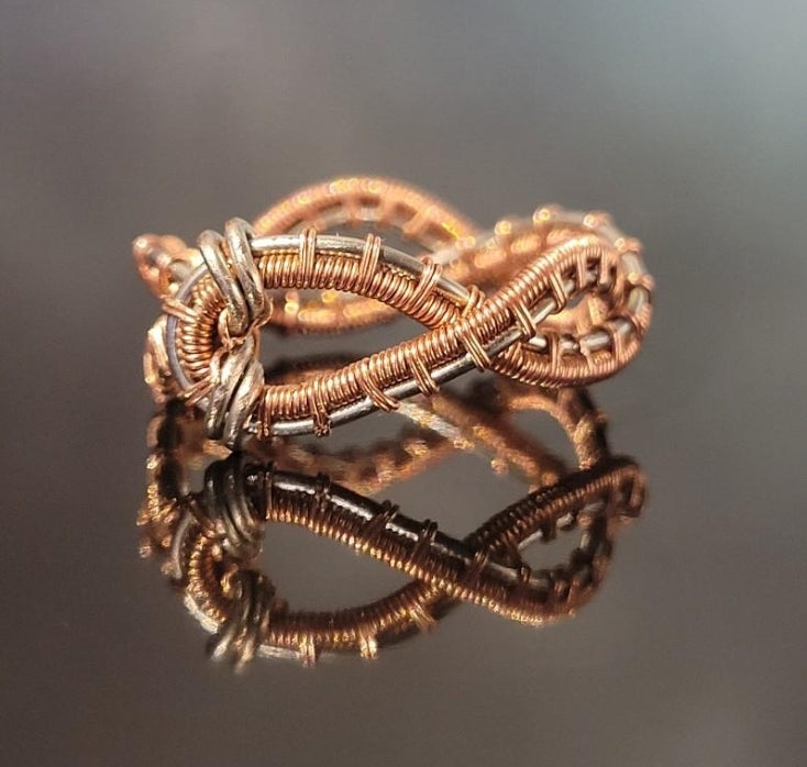 Odin's Weaver- "Eternal Spring" Celtic Inspired Copper Braided Ring