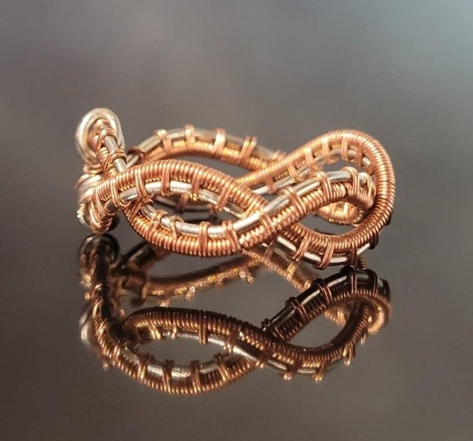 Odin's Weaver- "Eternal Spring" Celtic Inspired Copper Braided Ring