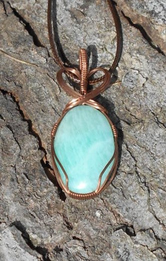 Pretty Russian Amazonite Pendant