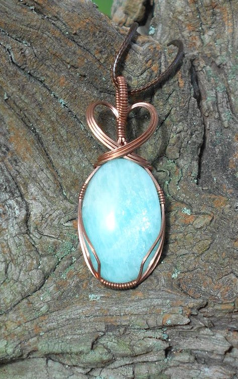 Pretty Russian Amazonite Pendant