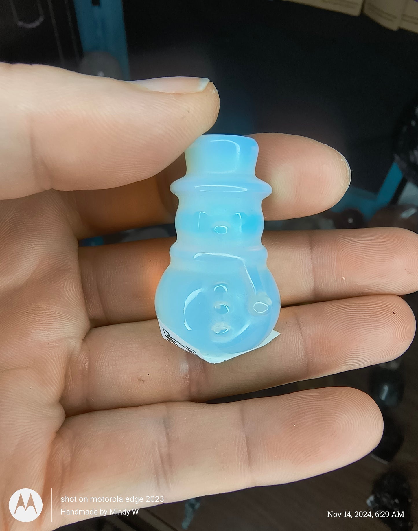 Opalite Snowman