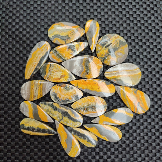 Bumble Bee Jasper Cabochon lot of 20