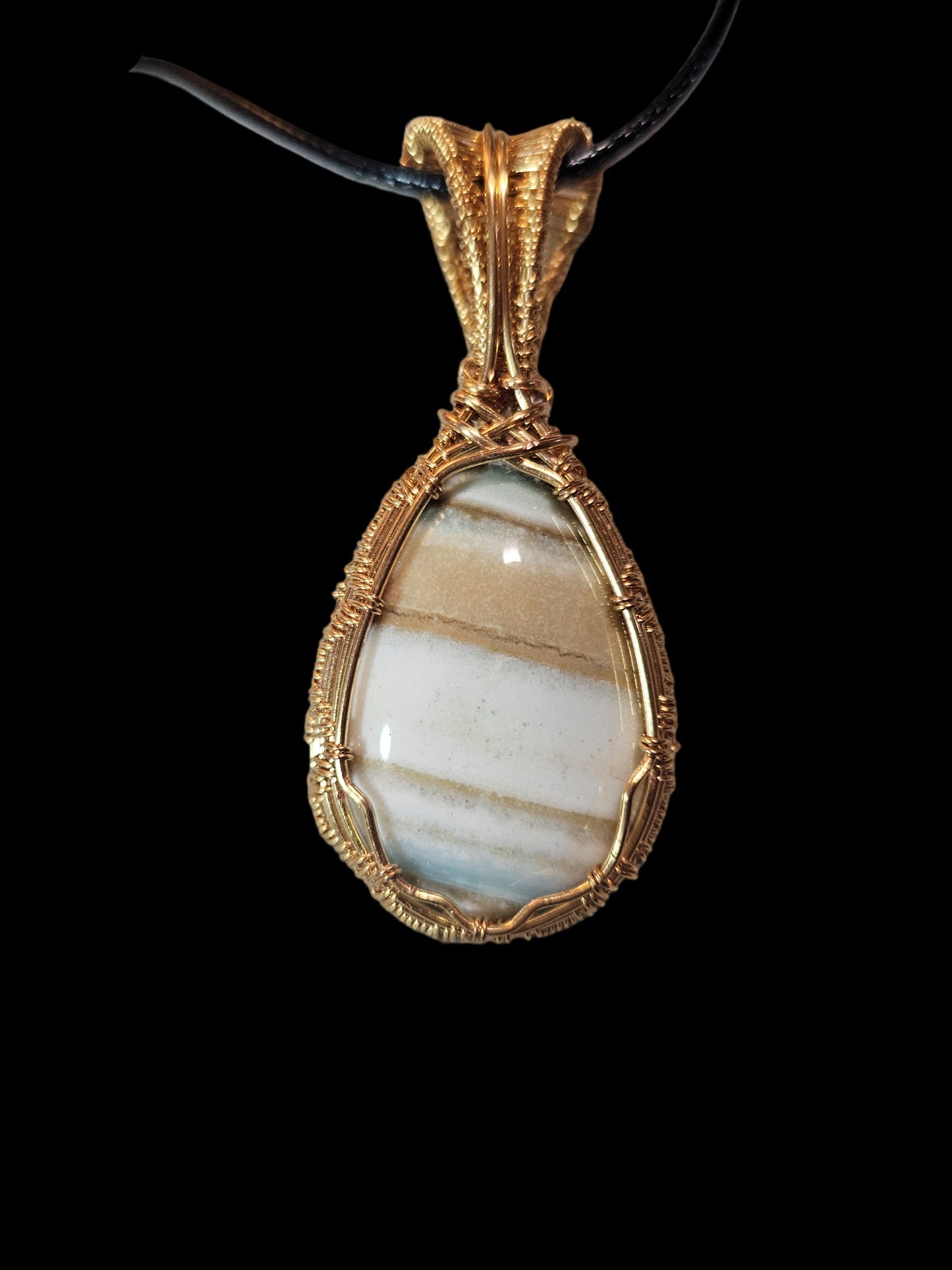 Carribbean Calcite Pendant