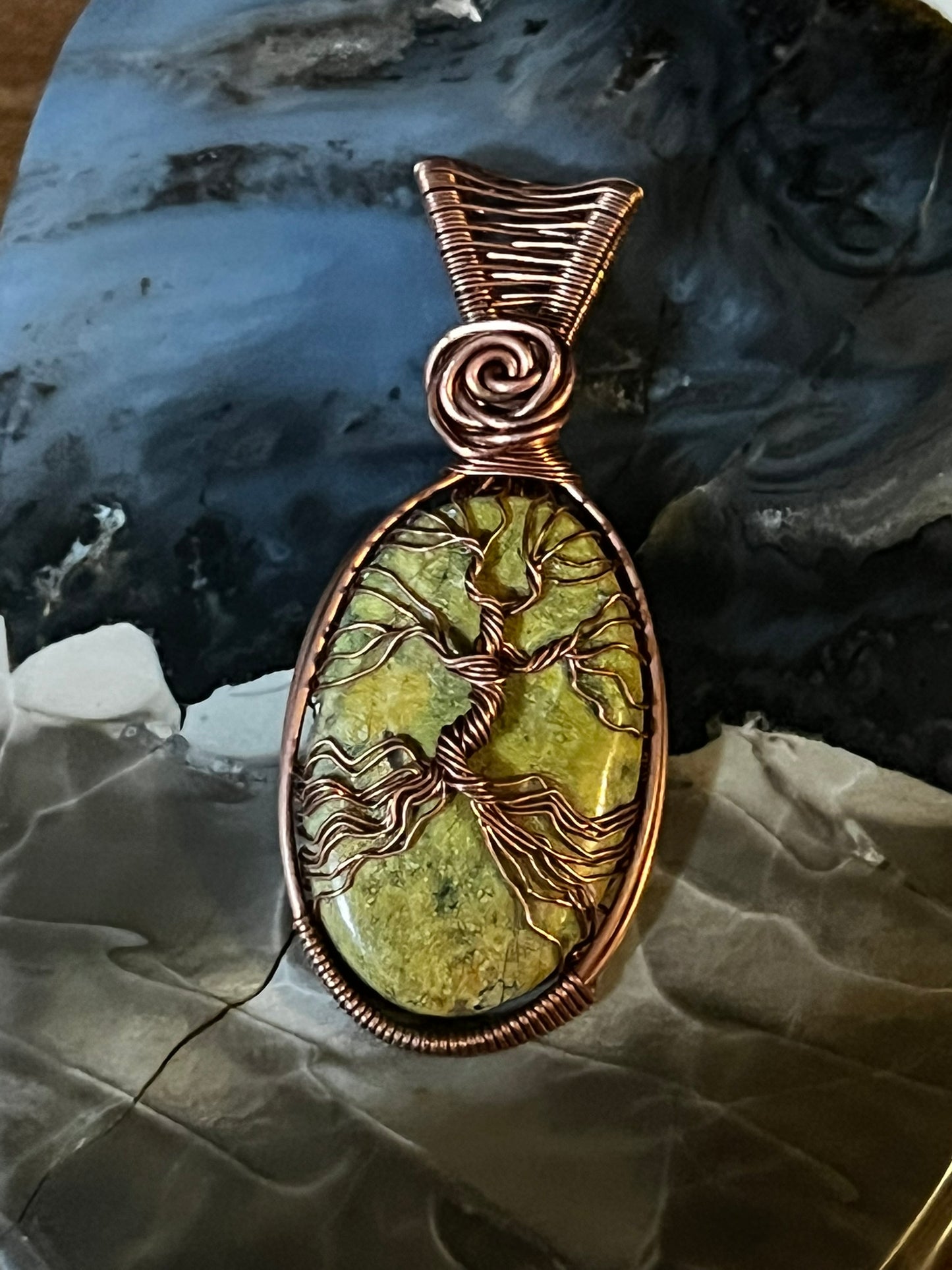 Freya-Atlantisite Tree of Life in Copper