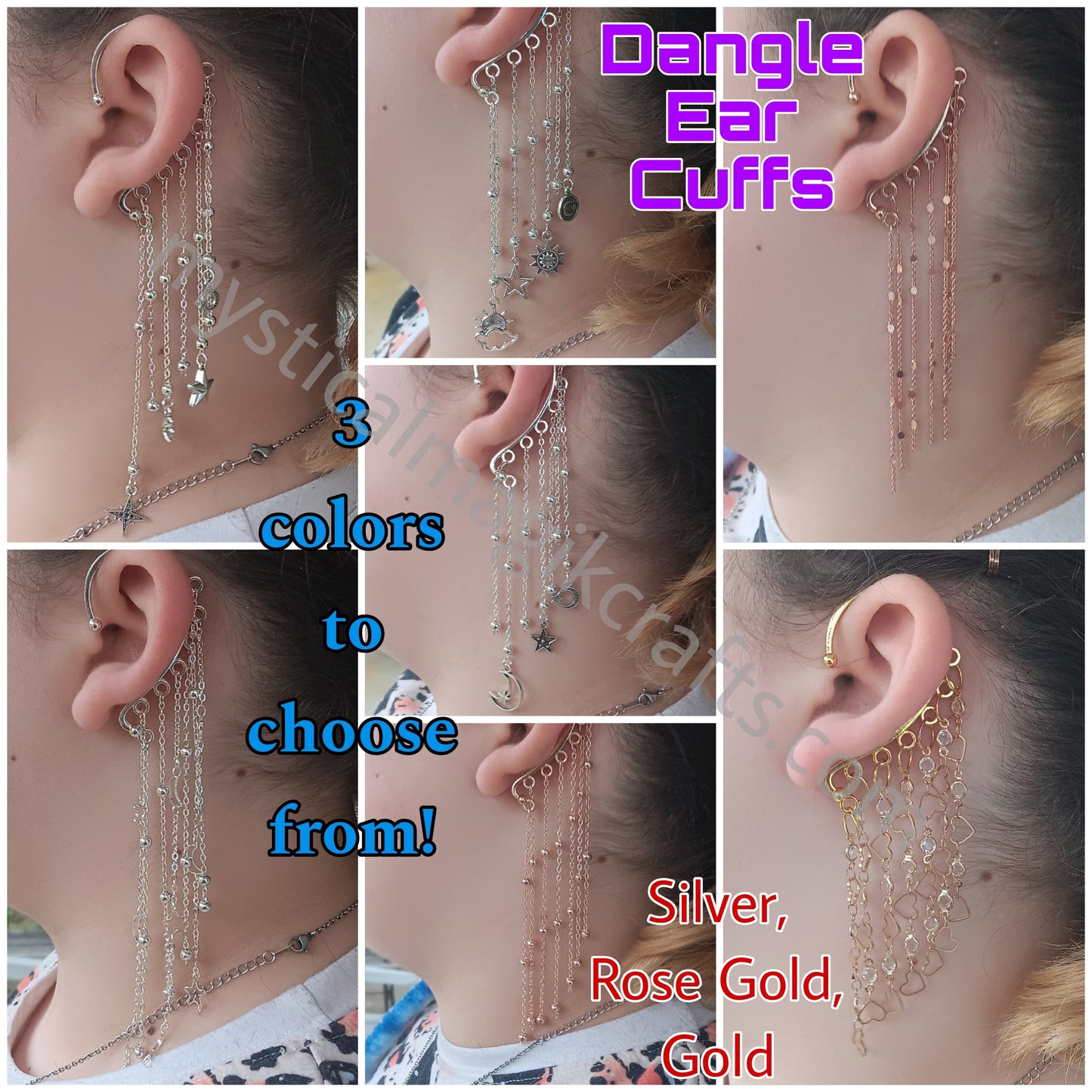 Dangle Ear Cuffs